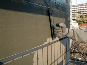 外壁調査・改修 施工例 - RC4階建外装改修 施工例（赤外線）