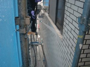 外壁調査・改修 施工例 - RC4階建外装改修 施工例（赤外線）